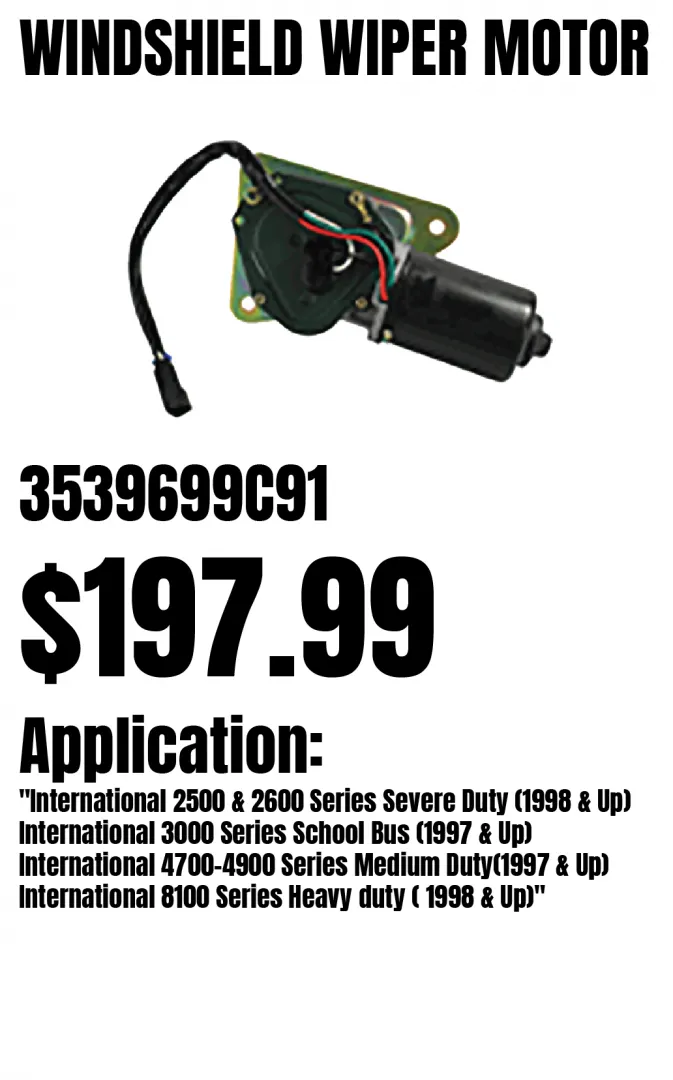 Windshield Wiper Motor